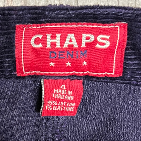 Chaps Denim Women’s Corduroy Jeans Purple Size 4 - Picture 6 of 10